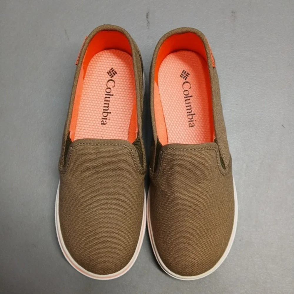 Columbia Crankbait Omni-Grip Casual Sneakers Youth Size 2 Multi Canvas‎ Slip On